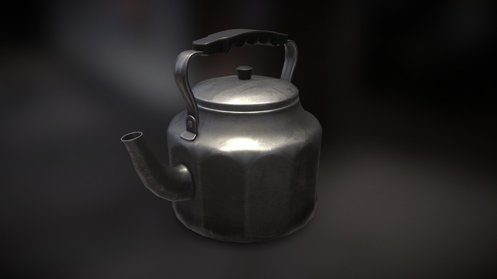 Dark metal teapot - Download Free 3D model by tiegon [d3f7e6e] - Sketchfab