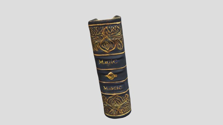 Old Book 3D Model