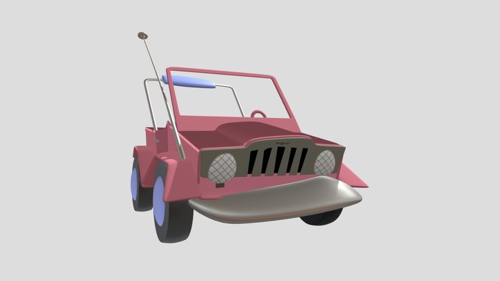 Suzy Action Jeep – Kostenloses 3D-Modell STL