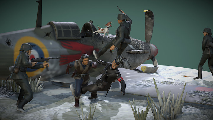 Fightscene 3D models - Sketchfab