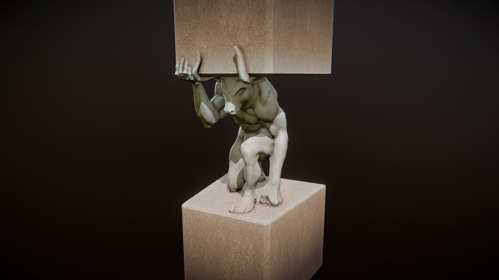 Minotaur Statue