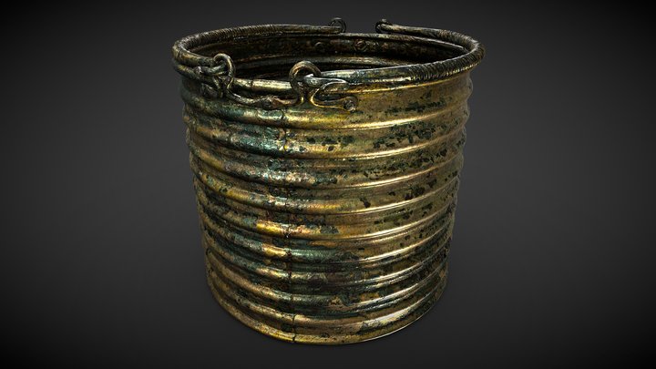 Etruscan Wine Bucket 3D Model