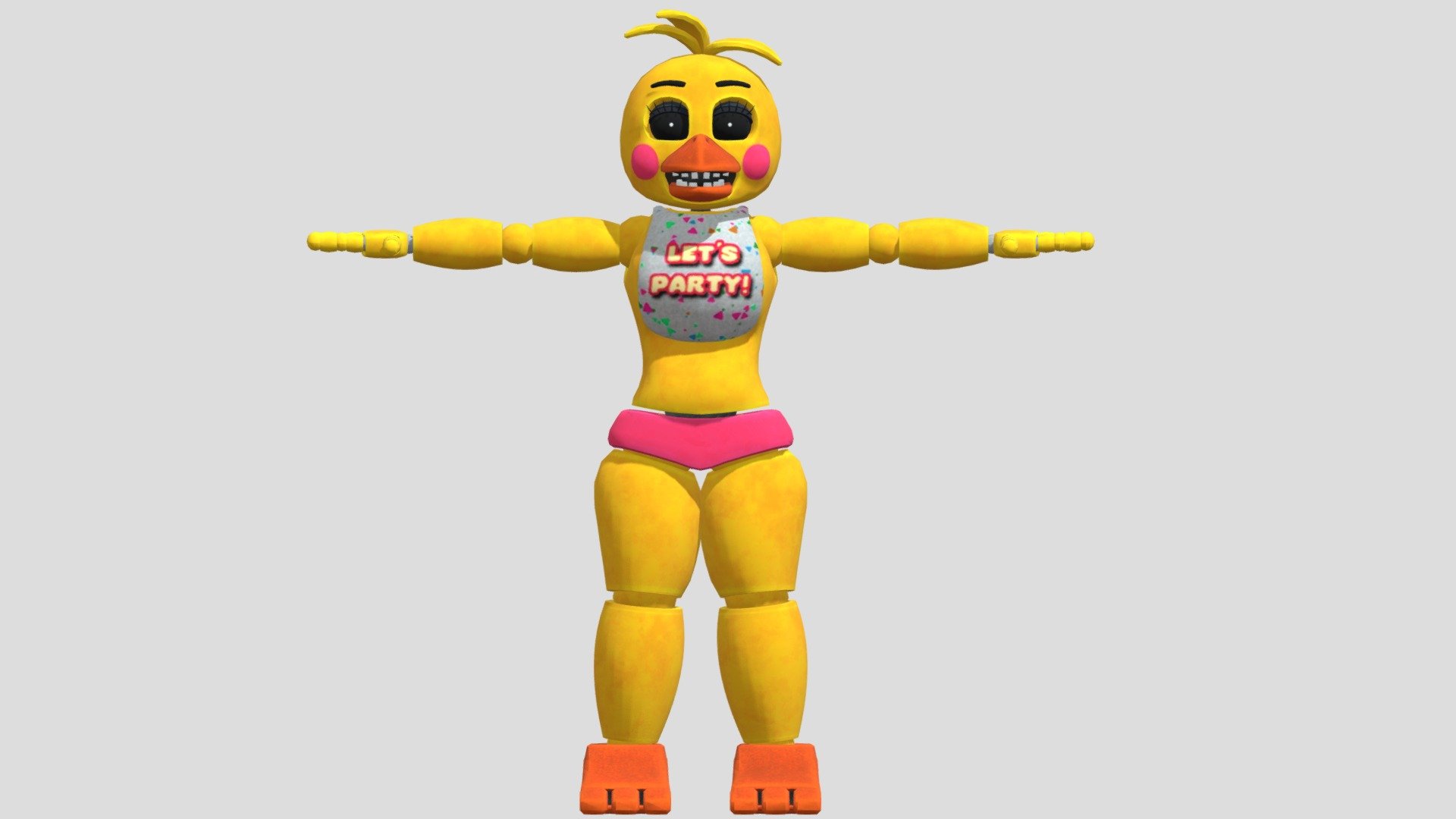 Toy Chica - Download Free 3D model by gotbeans (@owen.cameron) [d3fa714 ...