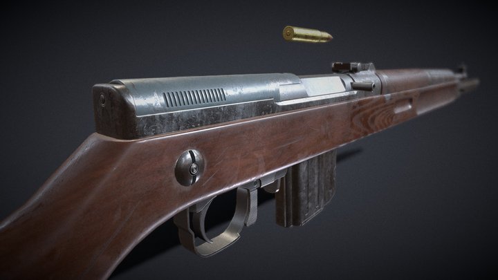 vz.52 rifle – Kostenloses 3D-Modell STL