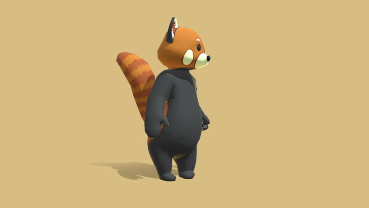 Red Panda 3D Model