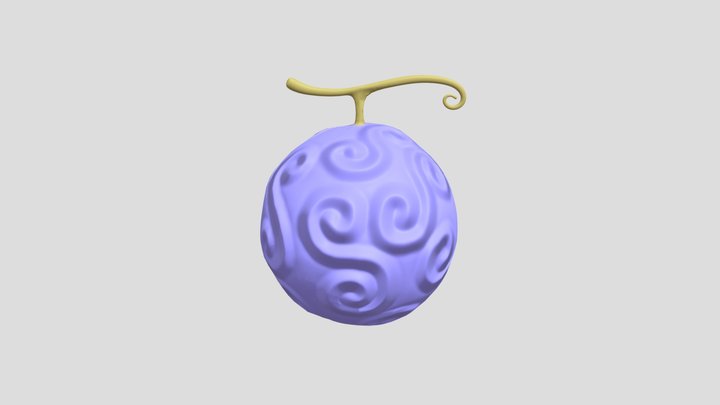 GURA GURA NO MI - ONE PIECE DEVIL FRUIT 3D model 3D printable