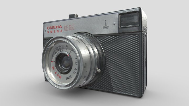 Smena 8M Film Camera - 3D Scan 3D Model