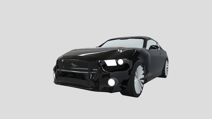 Mustang GT 2016 Model 3D Model