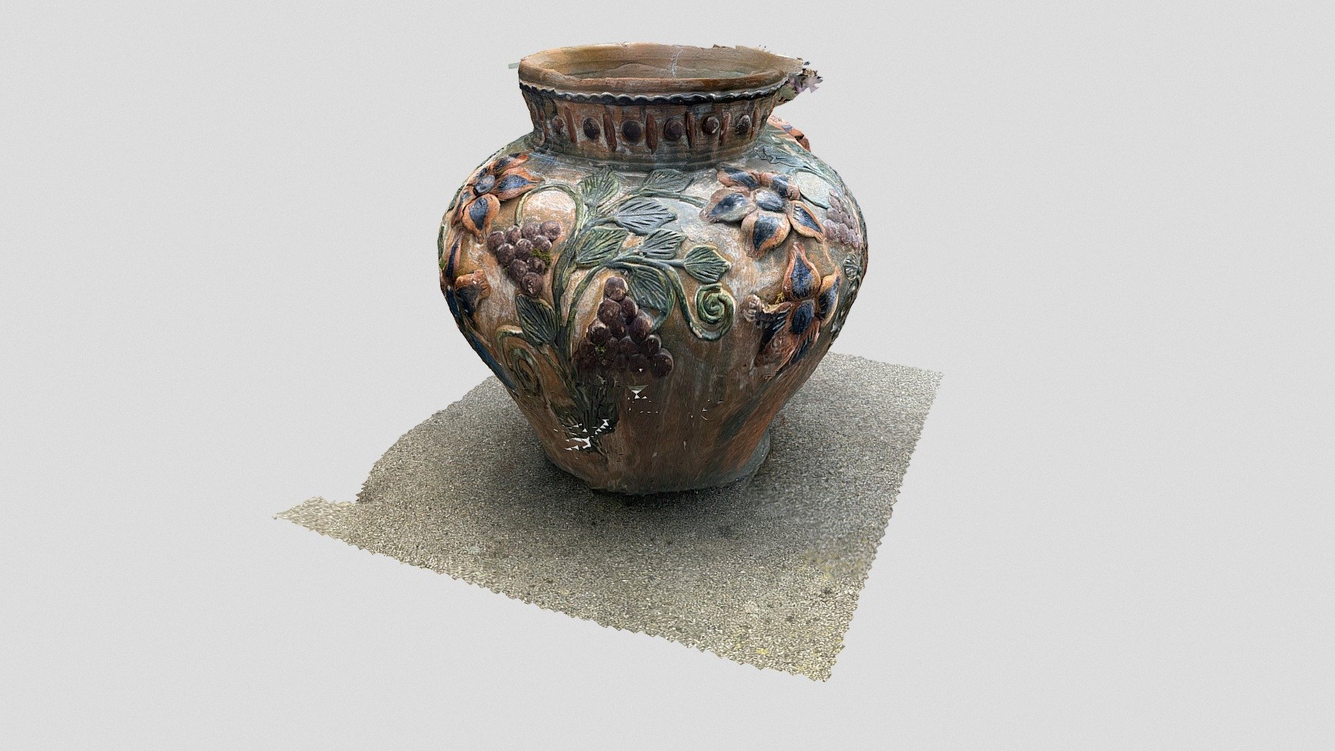 Day 67: Decorated Mexican vase - 1scanaday