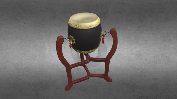 通鼓（107年度傳統藝術中心數位典藏專案） 3D Model