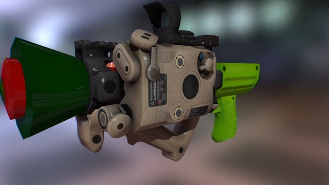 Tactical Splattershot 3D Model