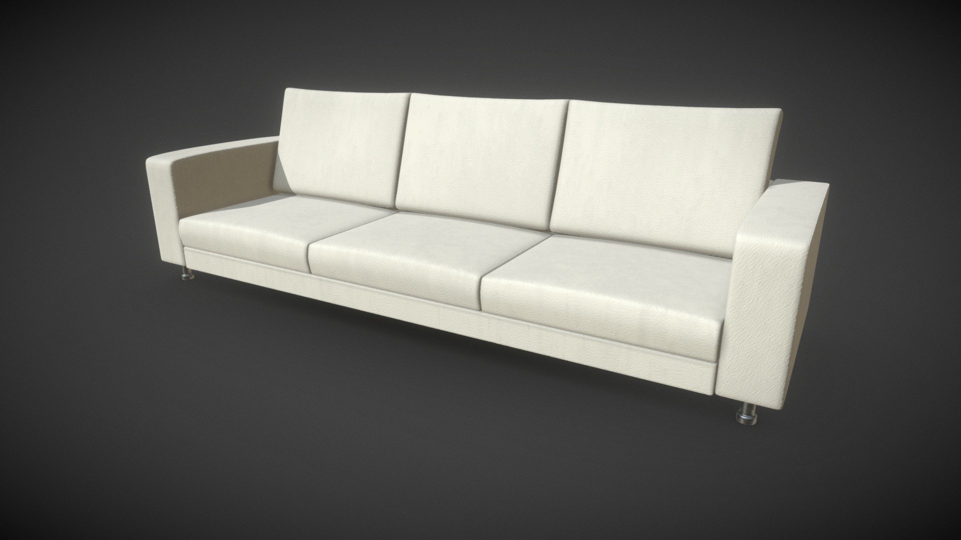 Three seats couch - Download Free 3D model by al_okaidi_production ...