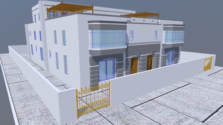 Arabic House 2 3D Model