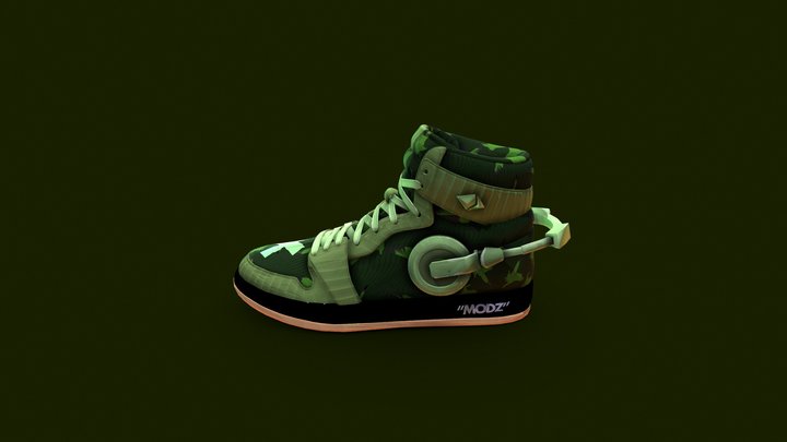 The Modz Kids One Metaverse Kicks 3D Model