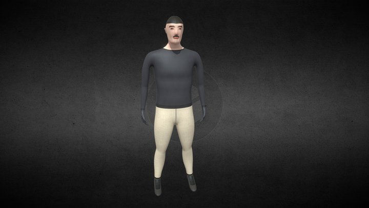 Simple Model Human 3D Model