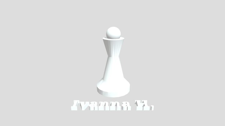 Chess Pawn 3D Model