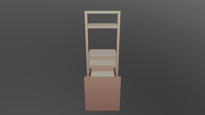 Meuble Four Tiroirs 3D Model