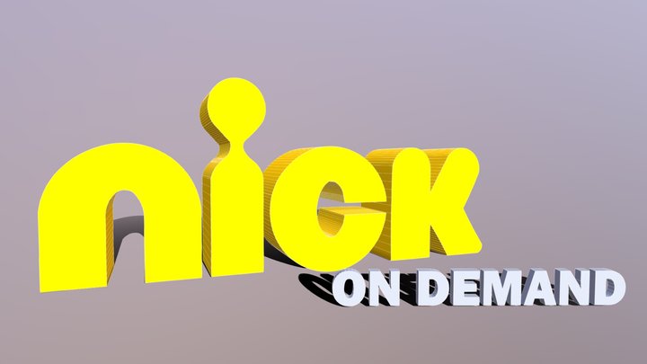 nick on demand logo 3D Model