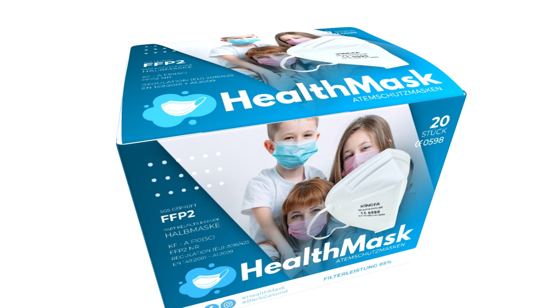 Mask Box Mockup 3D model by esaya.de [d4026ef] Sketchfab