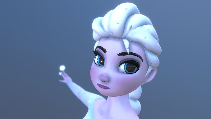 Disney Frozen - Queen Elsa 3D Model