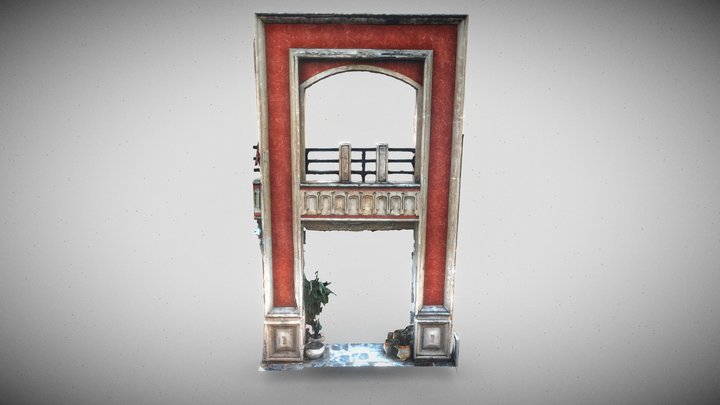 House Front 3D Model