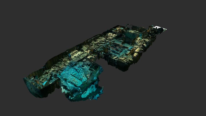 SS Thislegorm - Deck One 3D Model
