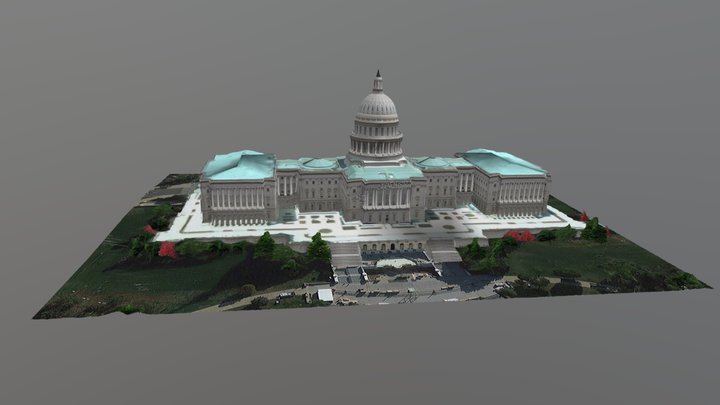 US_capitol_building 3D Model