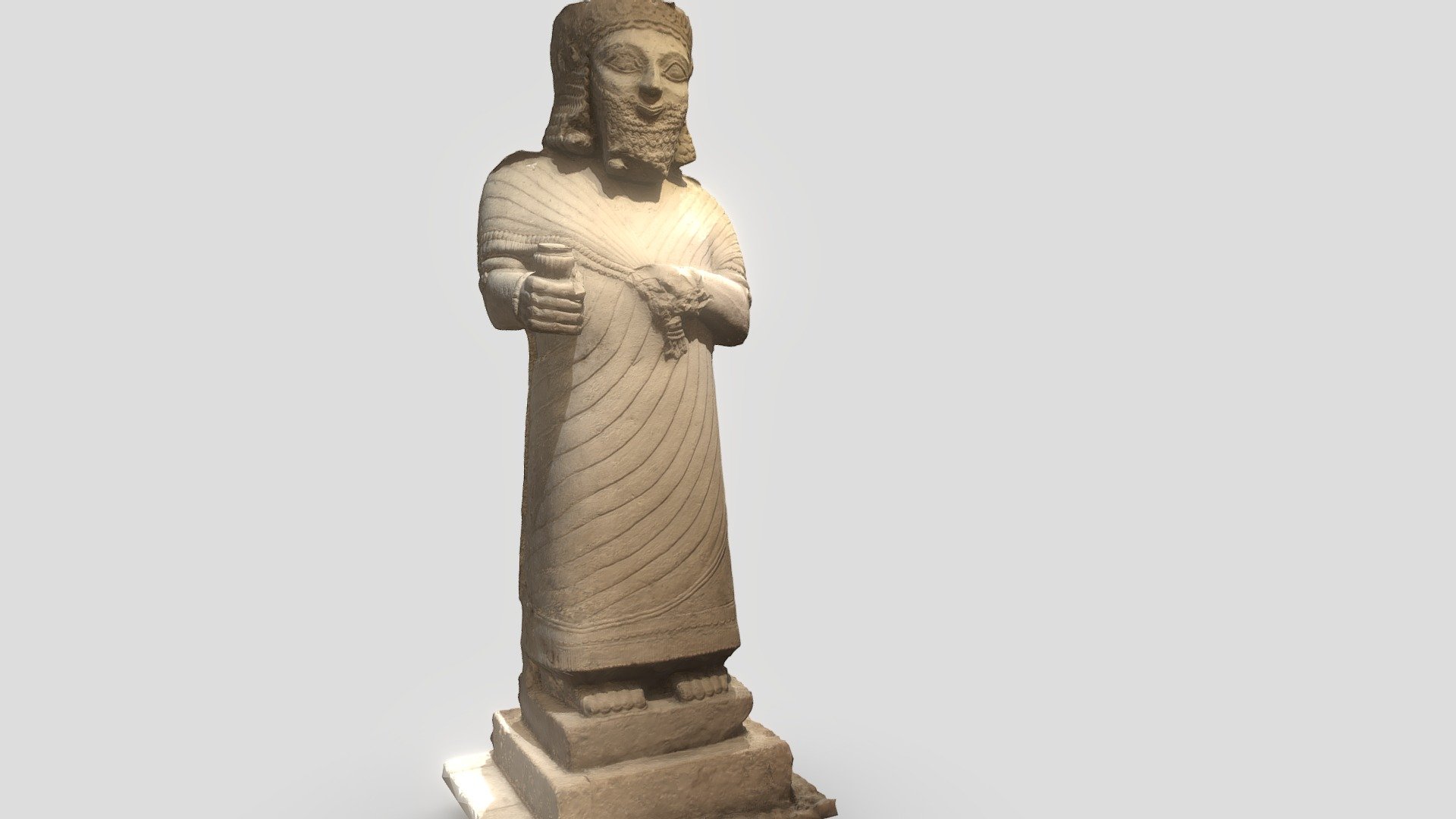 Asur Heykeli Assyrian Statue - Download Free 3D model by Ali Can Meydan ...