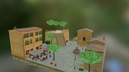 1DAE06_Bossuyt_Niels_City_Scene 3D Model