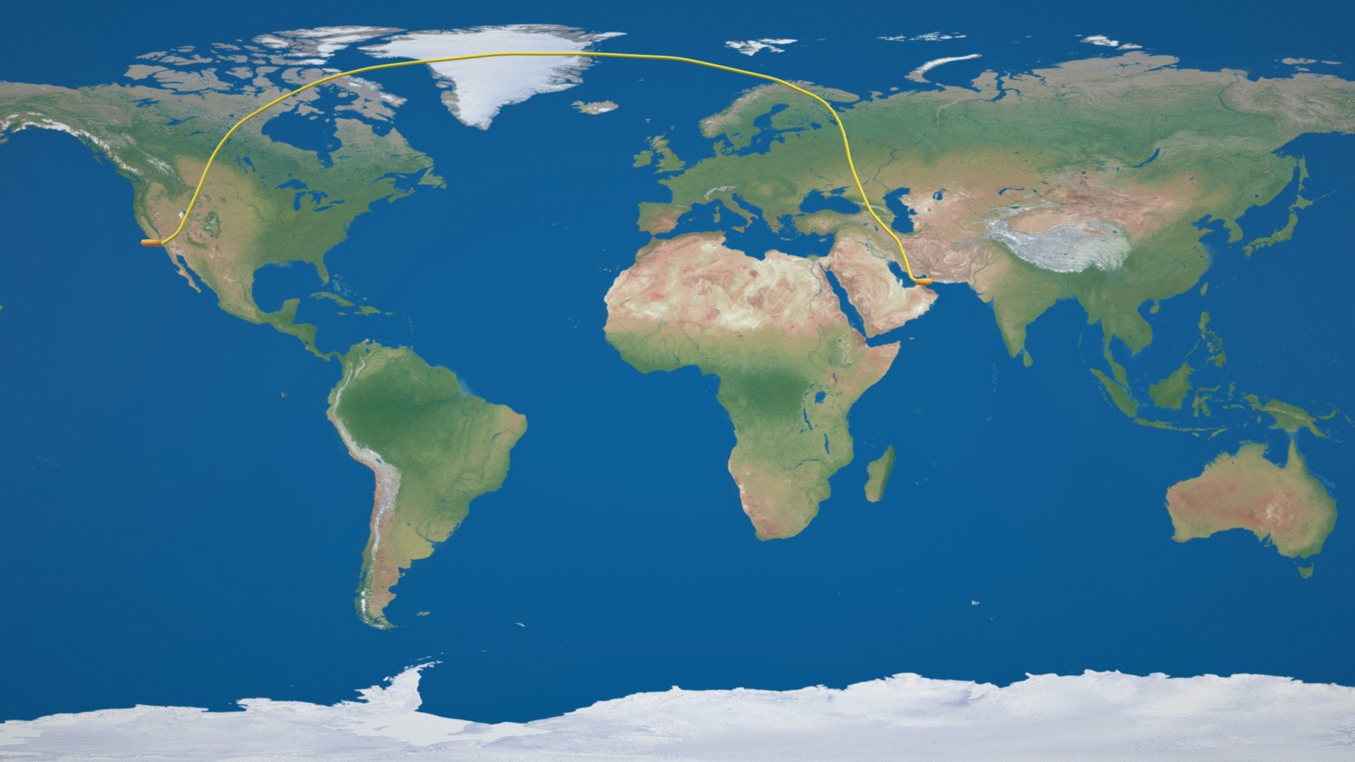 Flight Paths And Great Circles 3D Model By Famousandfaded d405f52 