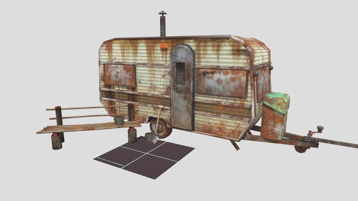 DAE 5 Finished props - Forest Loner 3D Model
