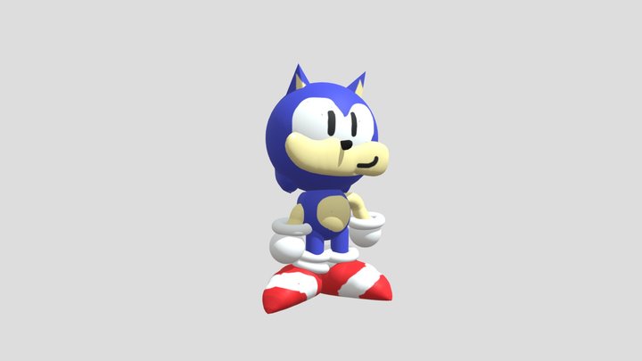 Sonic Classic 3D 3D Model