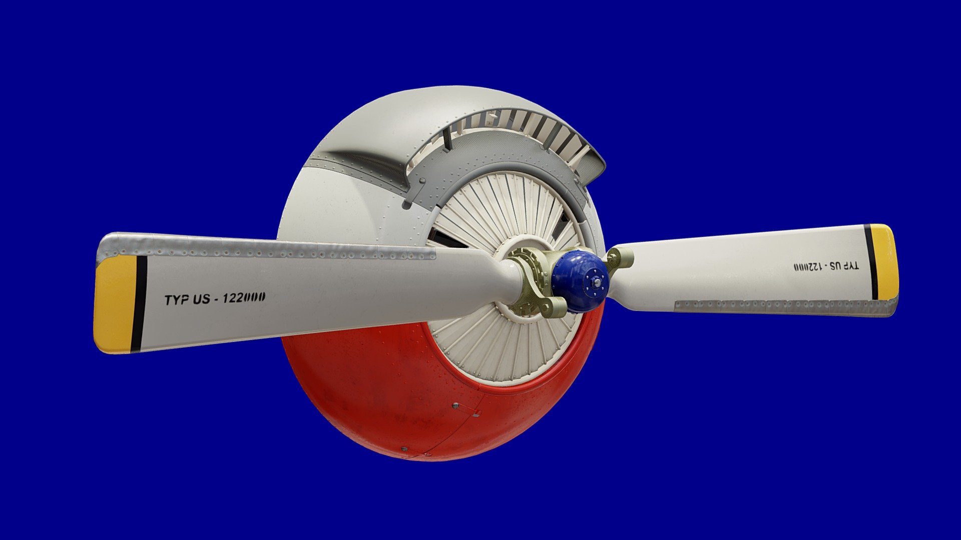 Propeller, shroud PZL 104 WILGA 35A SP ECC - 3D model by asleshka 