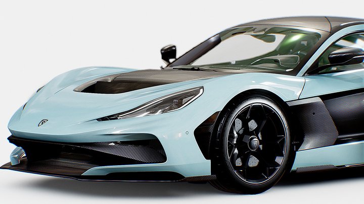Rimac Nevera R 2025 | www.vecarz.com – Modèle 3D gratuit STL