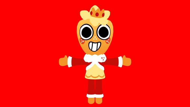 Golden Skin Sprout Dandys world [FBX] [Remake] – Modello 3D gratuito STL