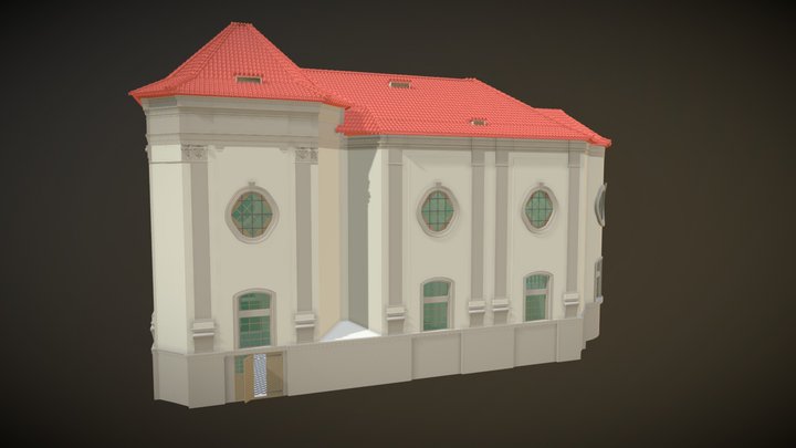 3D Reconstruction of the Lost Baroque Church 3D Model