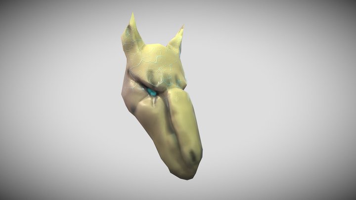 Skull Horse 3D Model