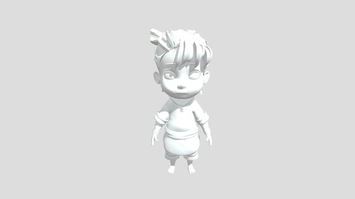 nhan vat 3D Model