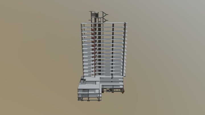 Edifício Residencial 02 3D Model