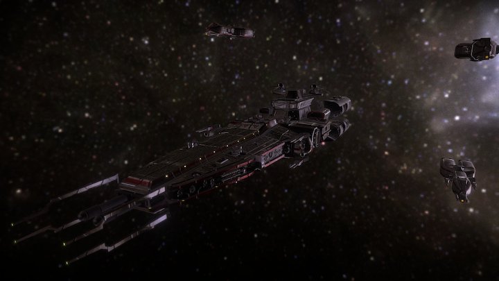 WIP patrol destroyer 3D Model