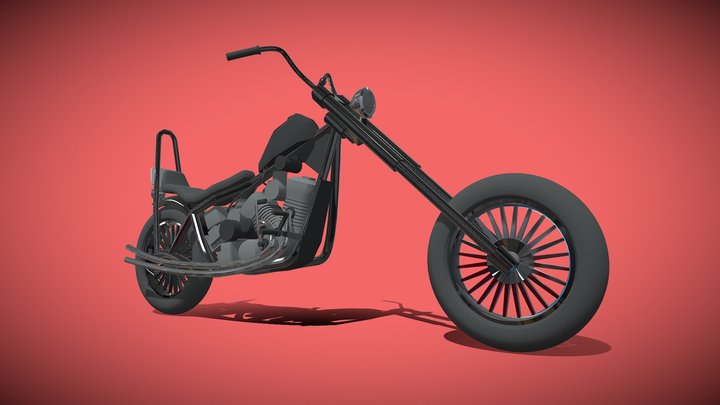 Chopper Motorcycle