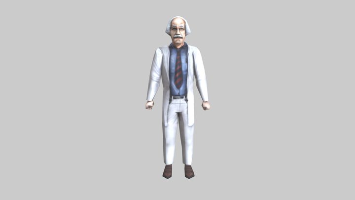 Half Life - Scientist 3D Model