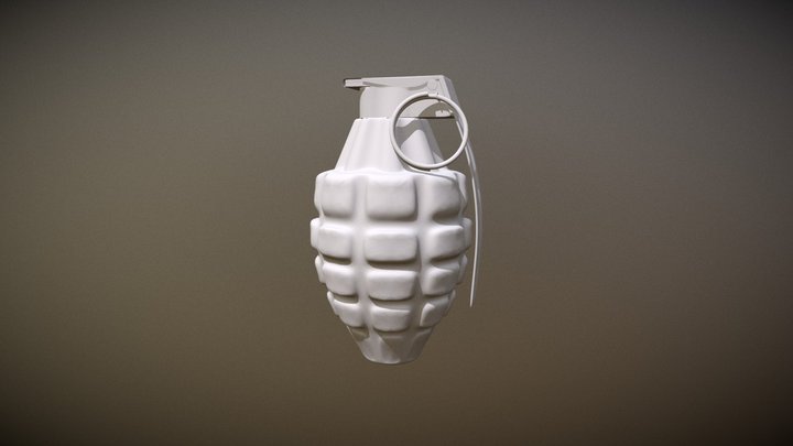 MK2 Grenade 3D Model