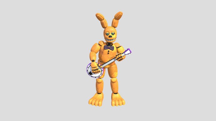 Spring Bonnie blend 3D Model