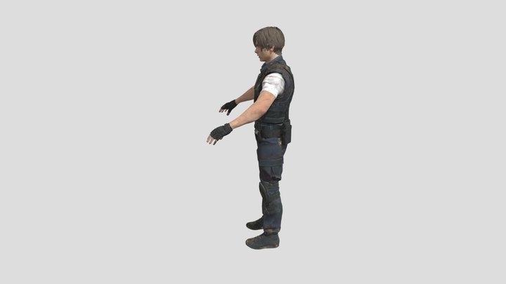 Resident-evil-2-remake-leon-kennedy 3D Model
