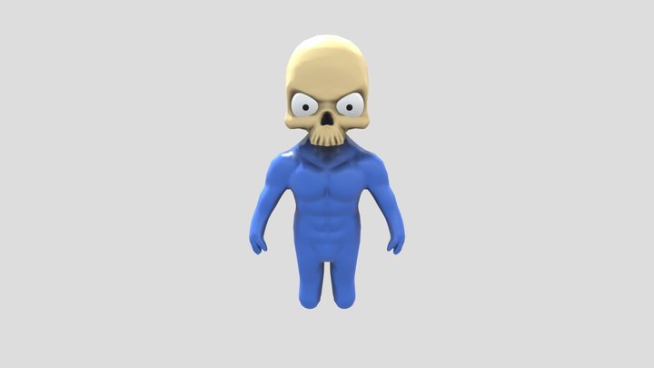 Organic Creature - Low Poly 3D Model