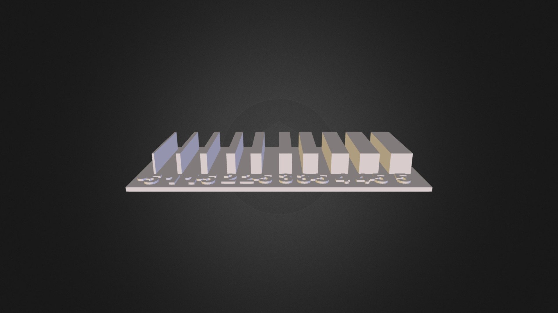 Wall Thickness Test - 3D model by 3dindustries [d41329d] - Sketchfab