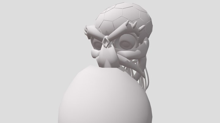 Brainiac's Skull Ship 3D Model