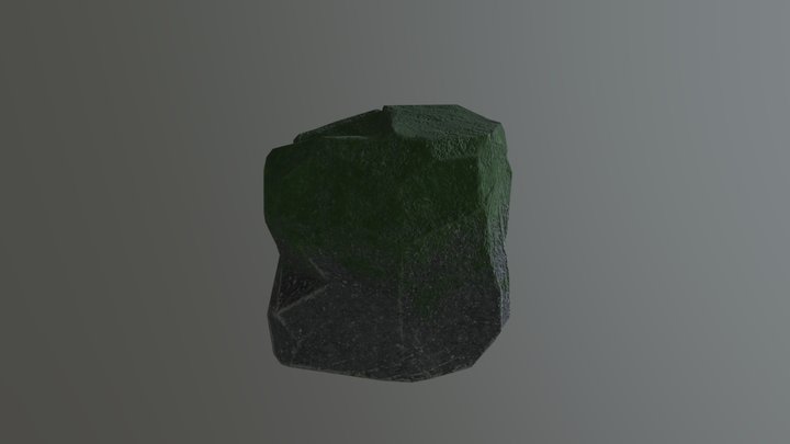 Rock3_Moss_CH 3D Model