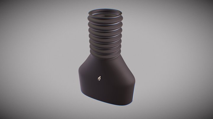 Suction Cup Tailpipe Adapter 3D Model